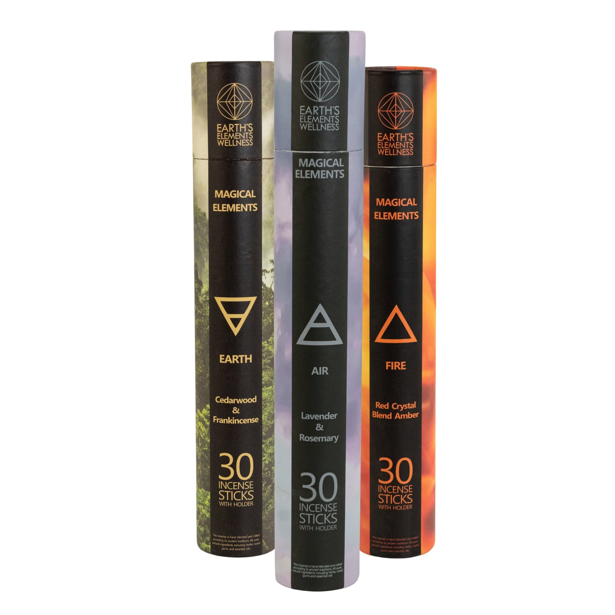 Magical Elements Incense Sticks w/Burner