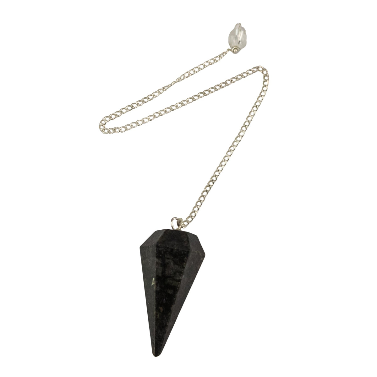 Nuummite Faceted Pendulum