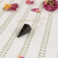 Nuummite Faceted Pendulum