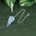Opalite Faceted Pendulum