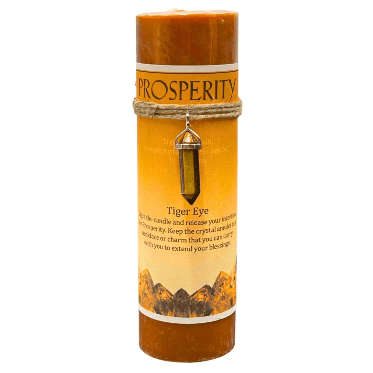 Crystal Energy Pillar Candle