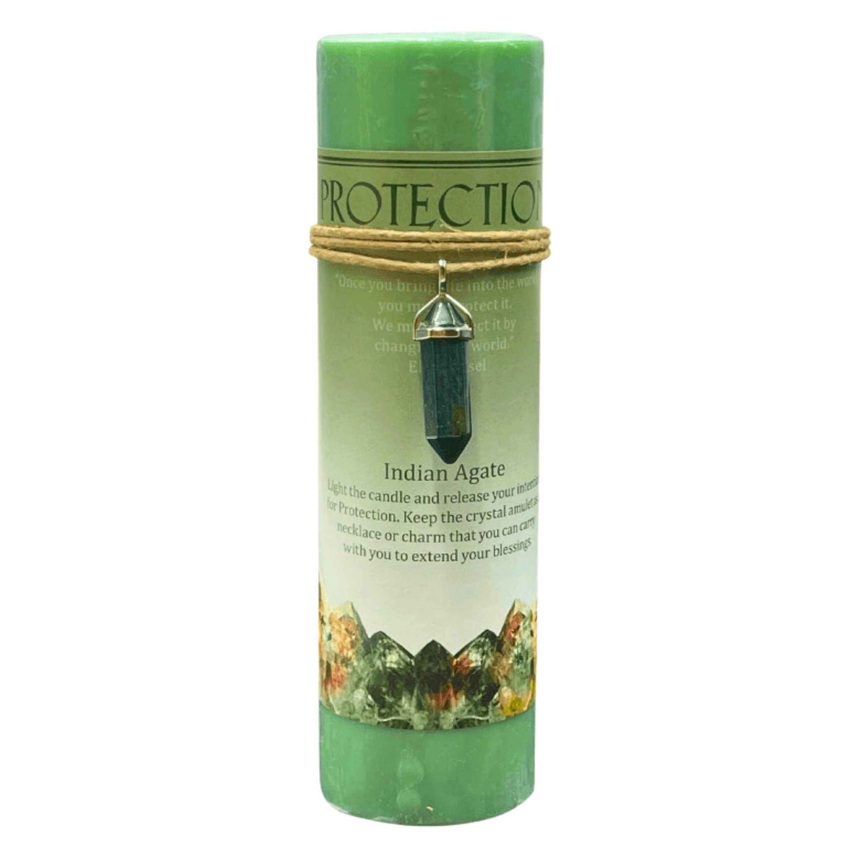 Crystal Energy Pillar Candle