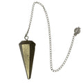 Pyrite Faceted Pendulum