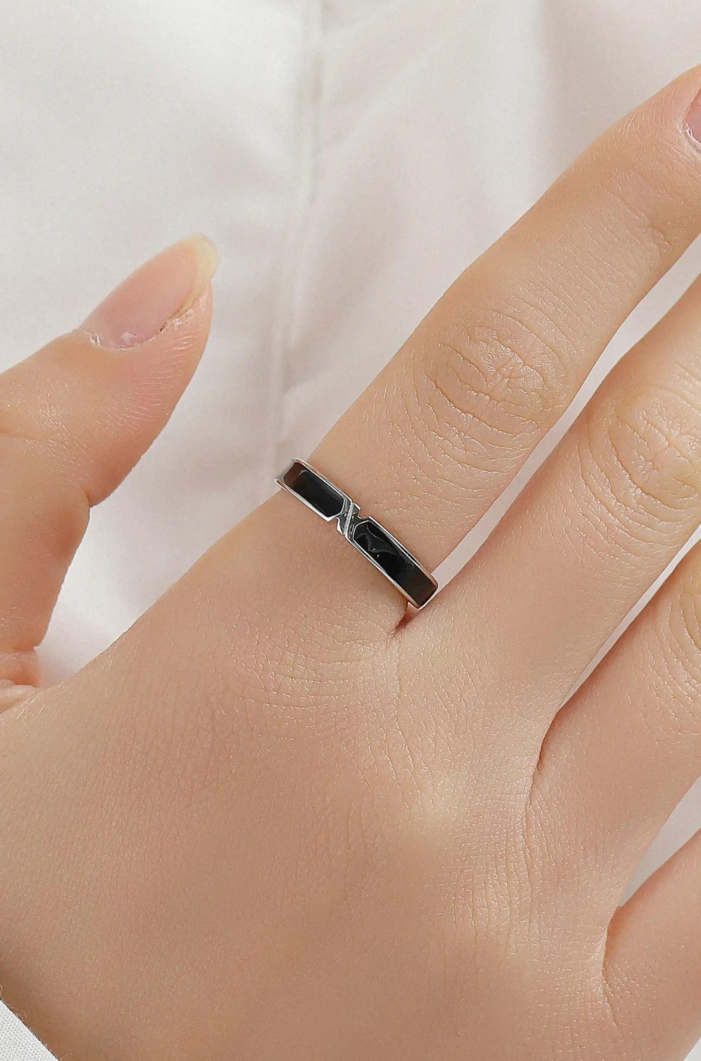 Yin Yang Ring Set