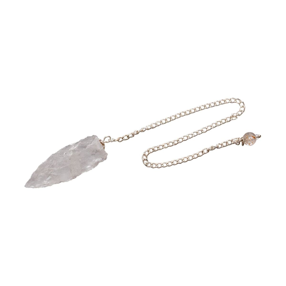 Raw Clear Quartz Pendulum