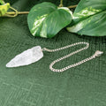 Raw Clear Quartz Pendulum