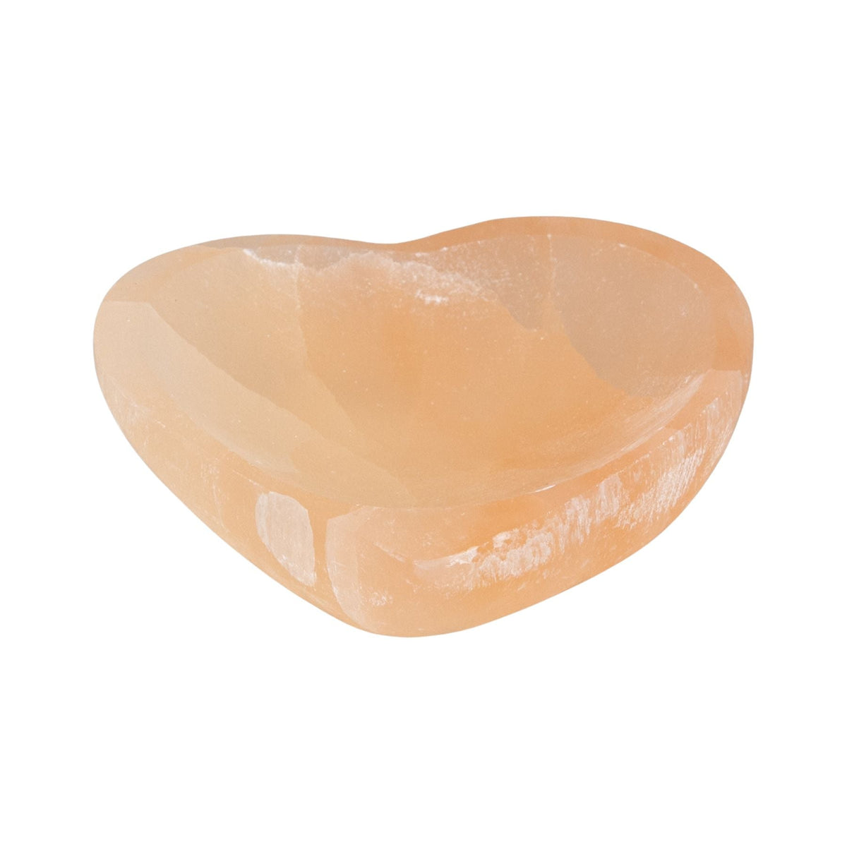 Red Selenite Heart Shaped Bowl
