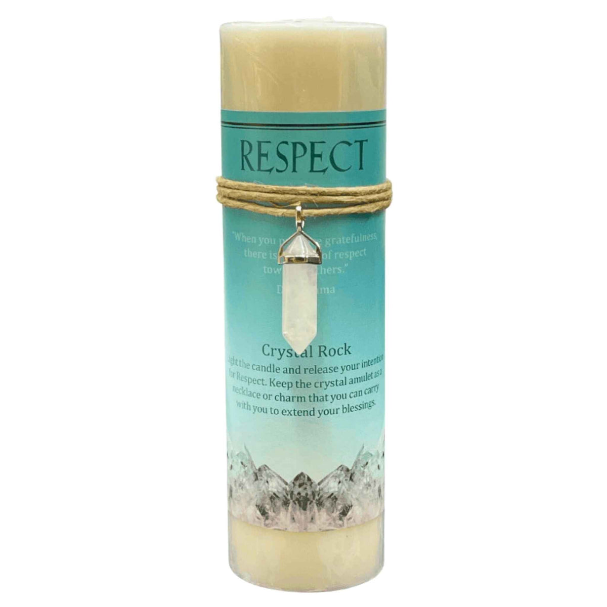 Crystal Energy Pillar Candle