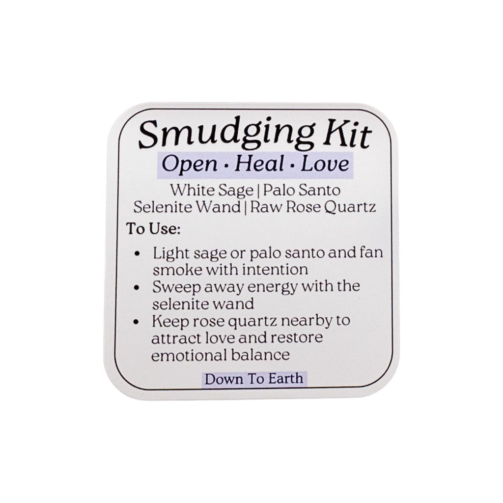 Rose Quartz Smudging Kit