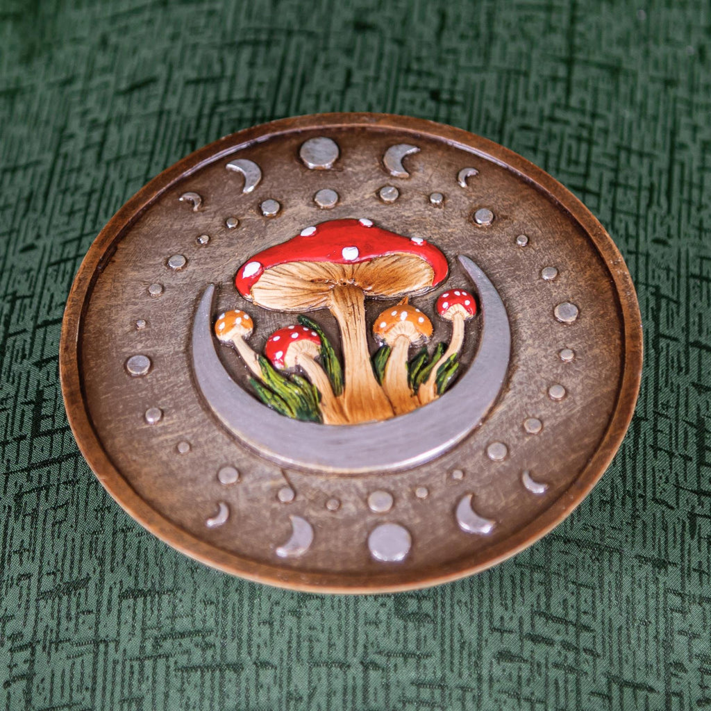 Round Mushroom Incense Burner