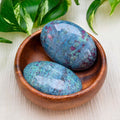 Ruby in Kyanite Palm Stone