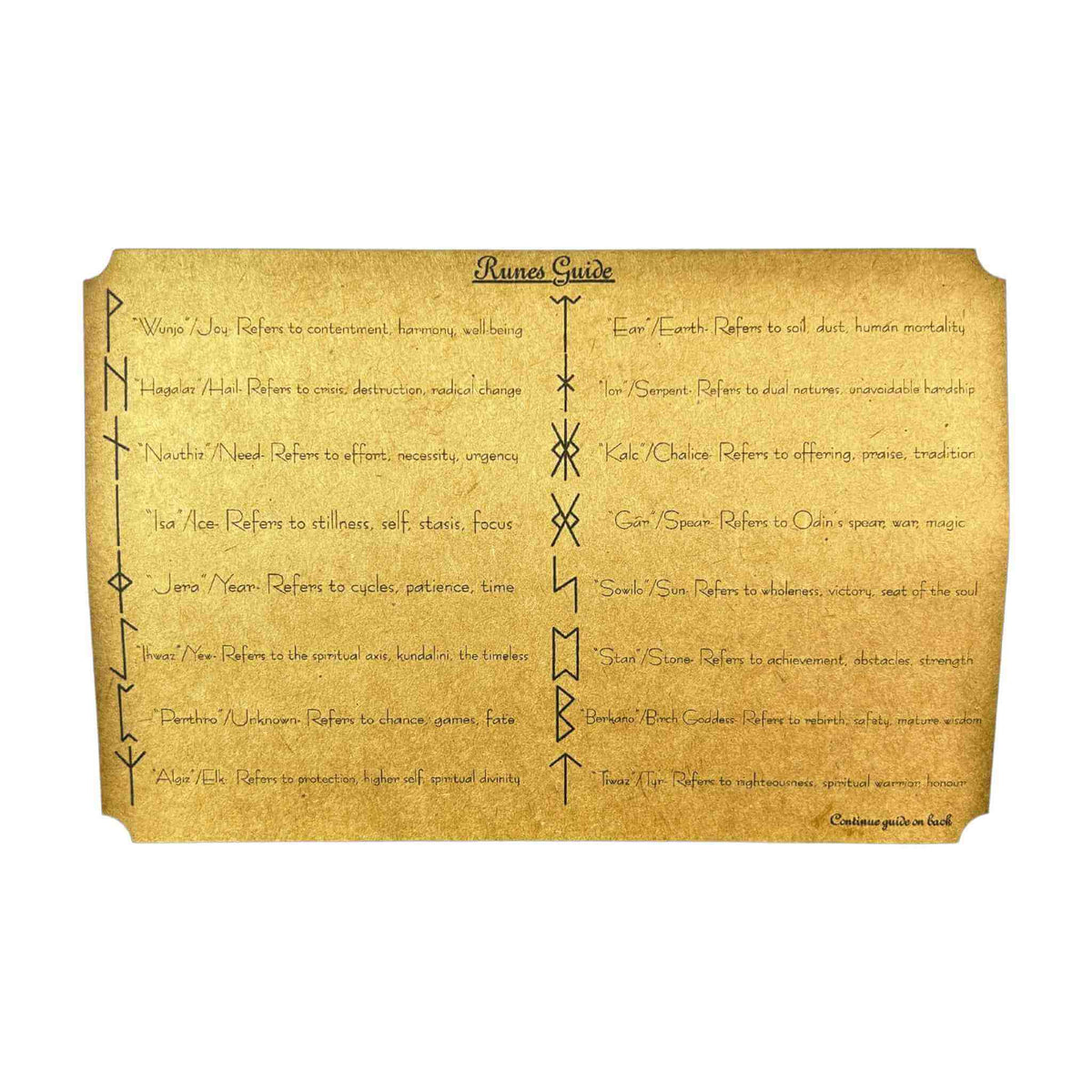 Sunburst Box with Runes Set
