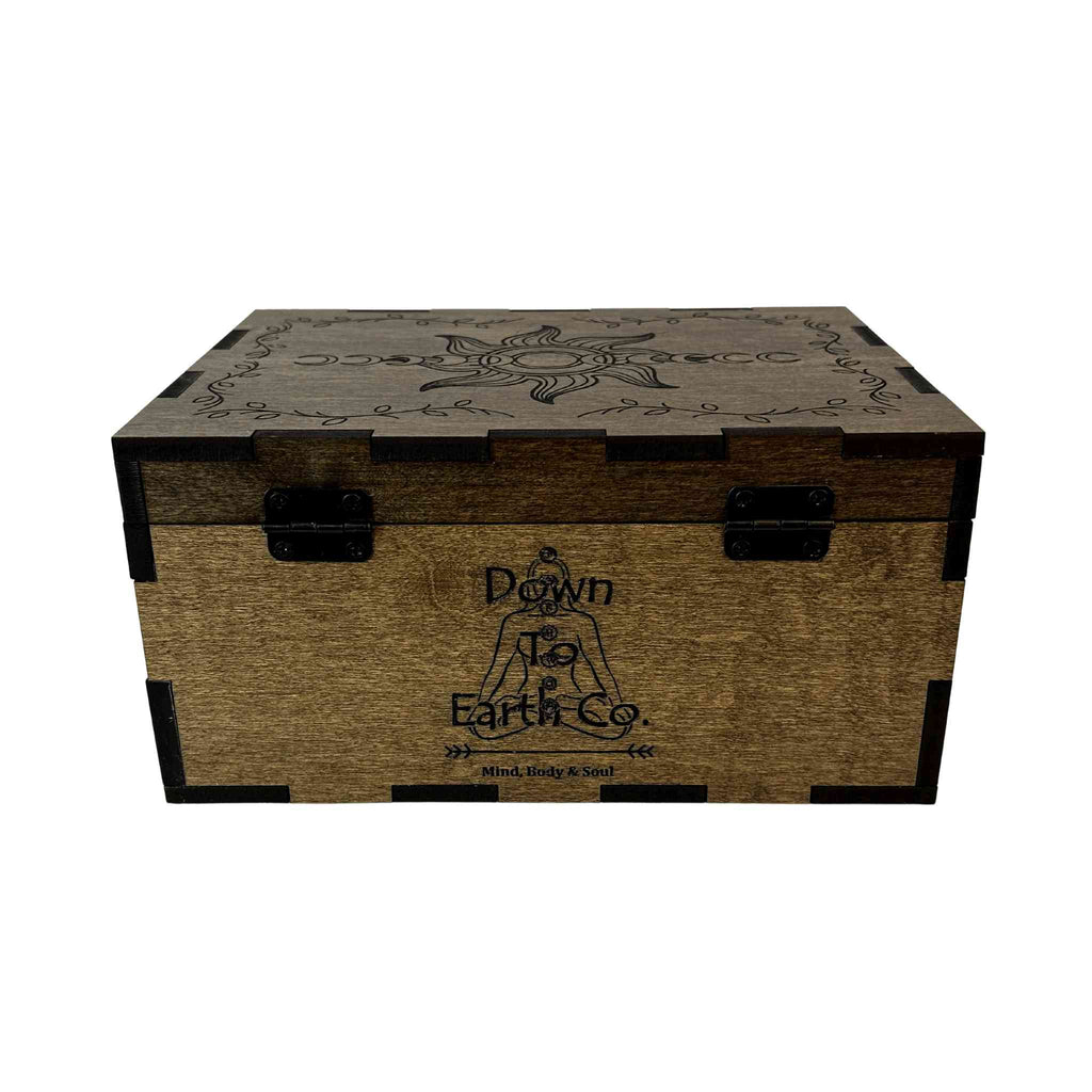 Sunburst Box with Runes Set