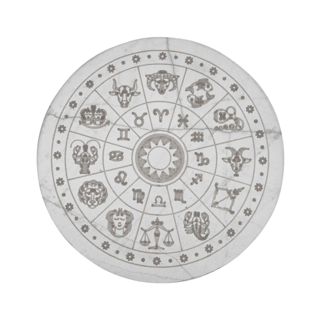 Zodiac Selenite Charging Plate
