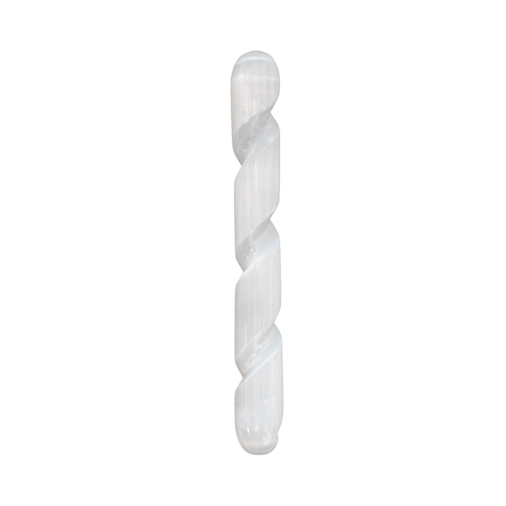 Selenite Spiral Massage Wand