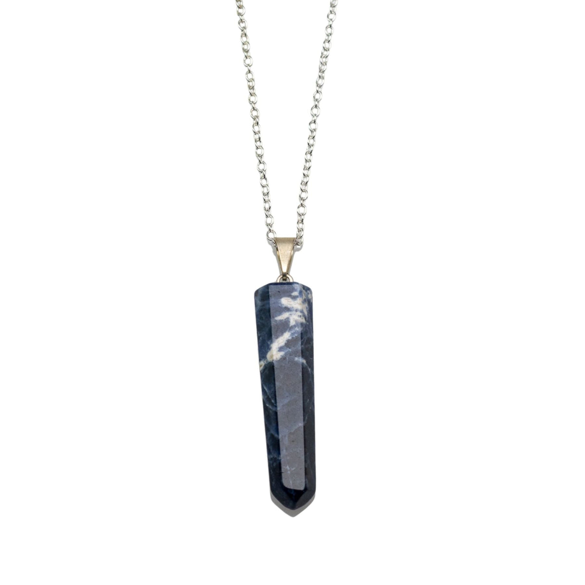 Sodalite Point Necklace