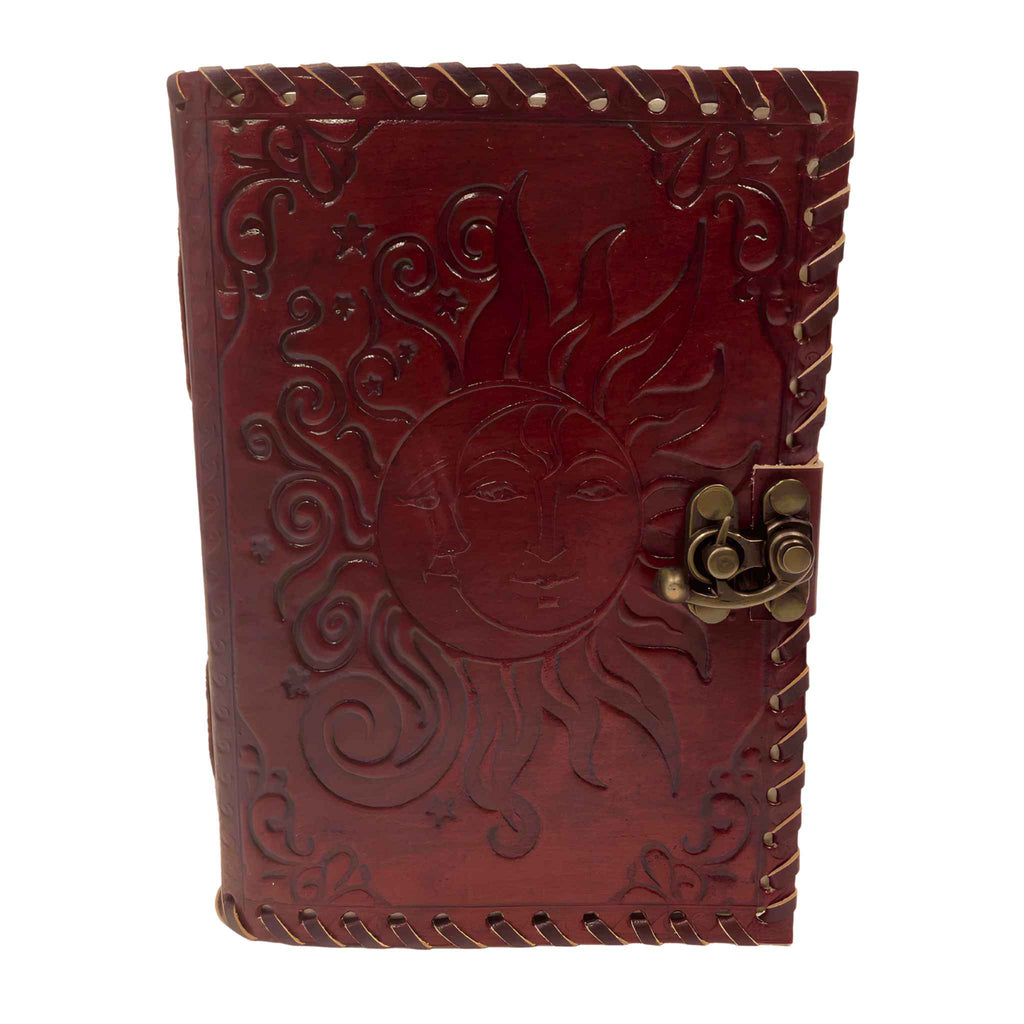 Sun and Moon Leather Journal