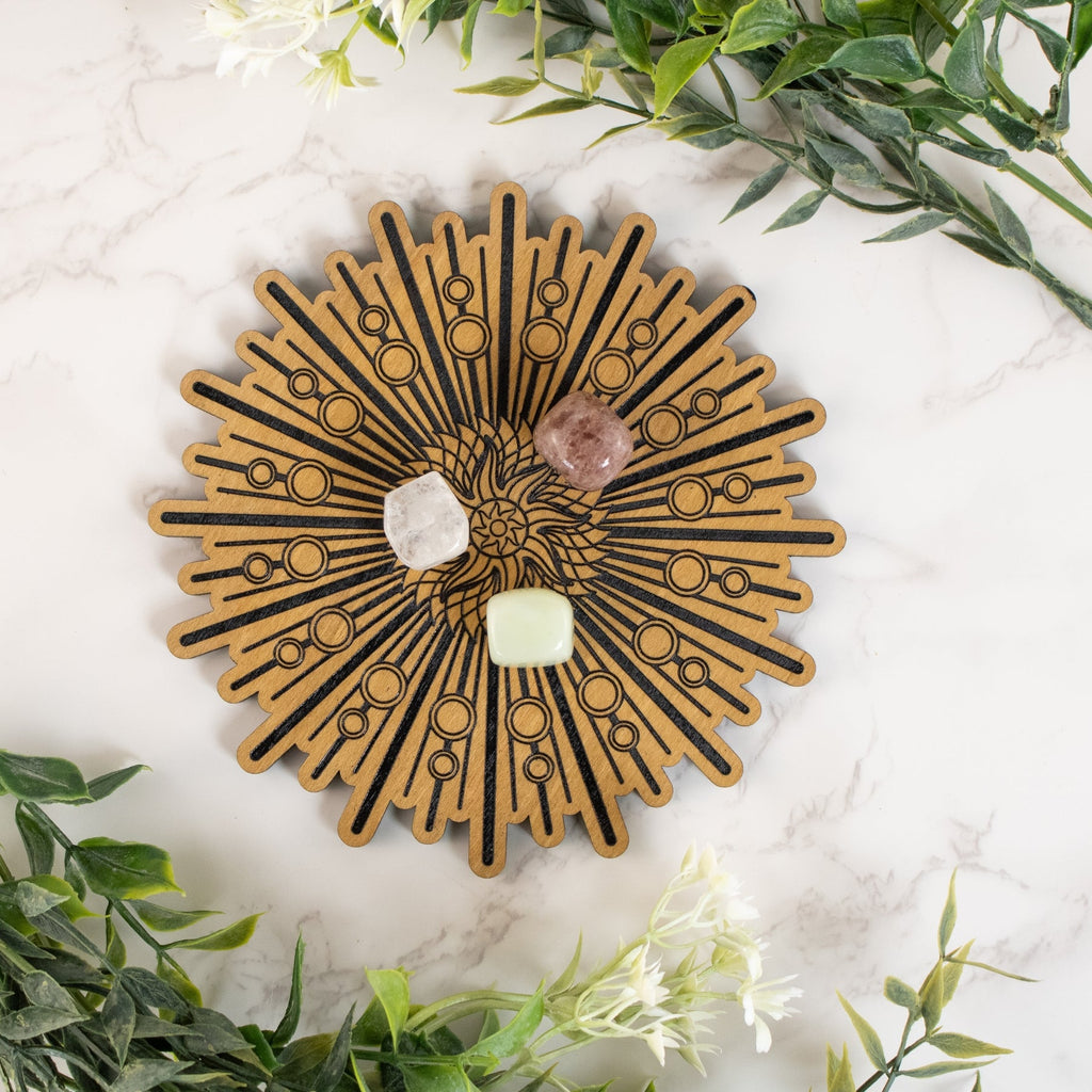 Sunburst Crystal Grid