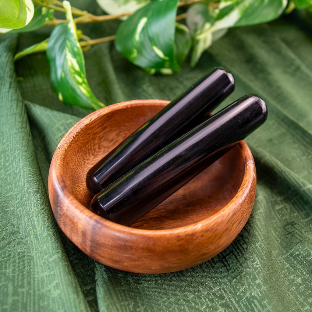 Black Obsidian Tapered Wand