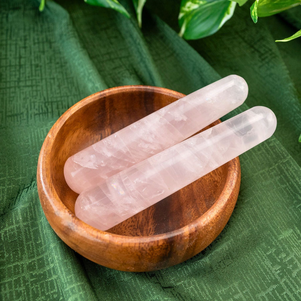 Rose Quartz Tapered Wand
