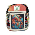 ThreadHeads Tie-Dye Mushroom Garden Patchwork Sling Bag