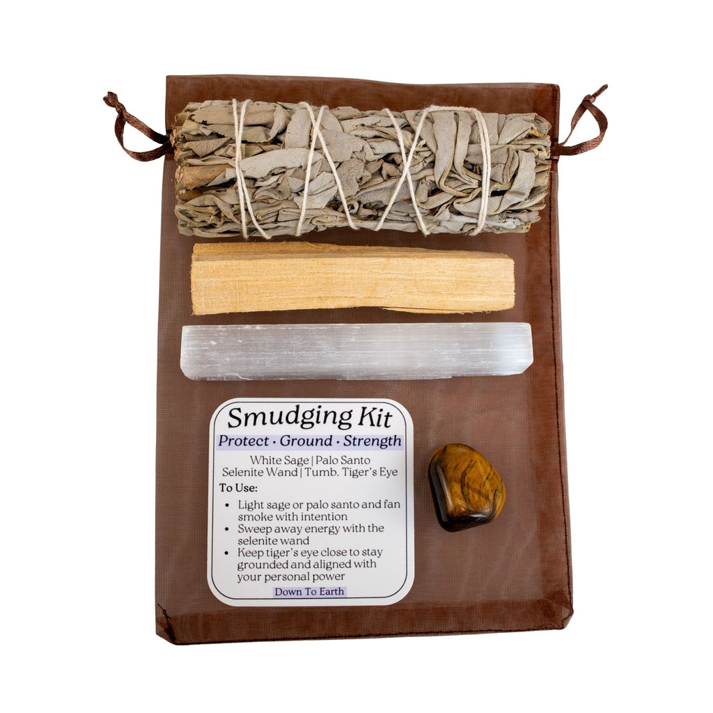 Tiger's Eye Smudging Kit