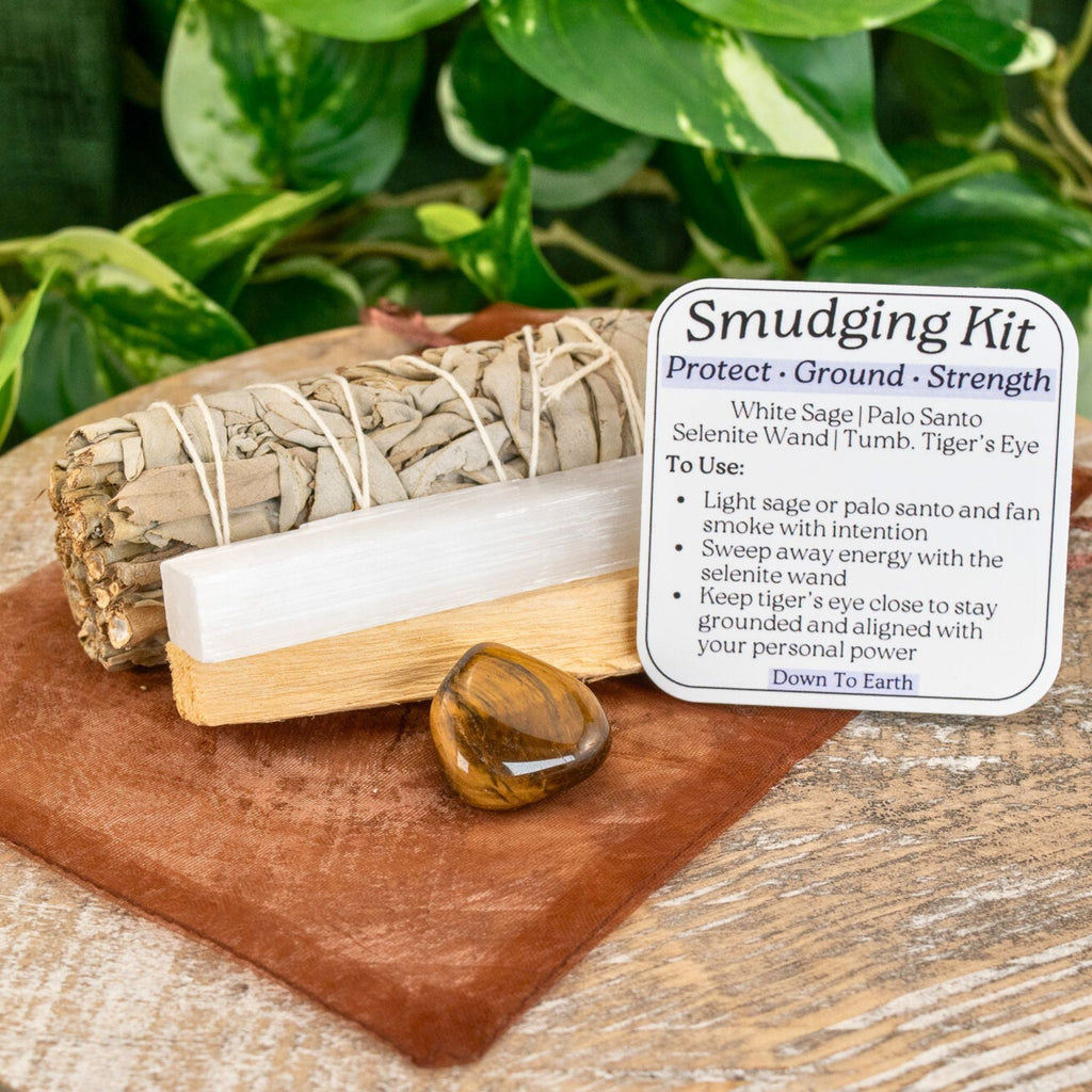 Tiger's Eye Smudging Kit