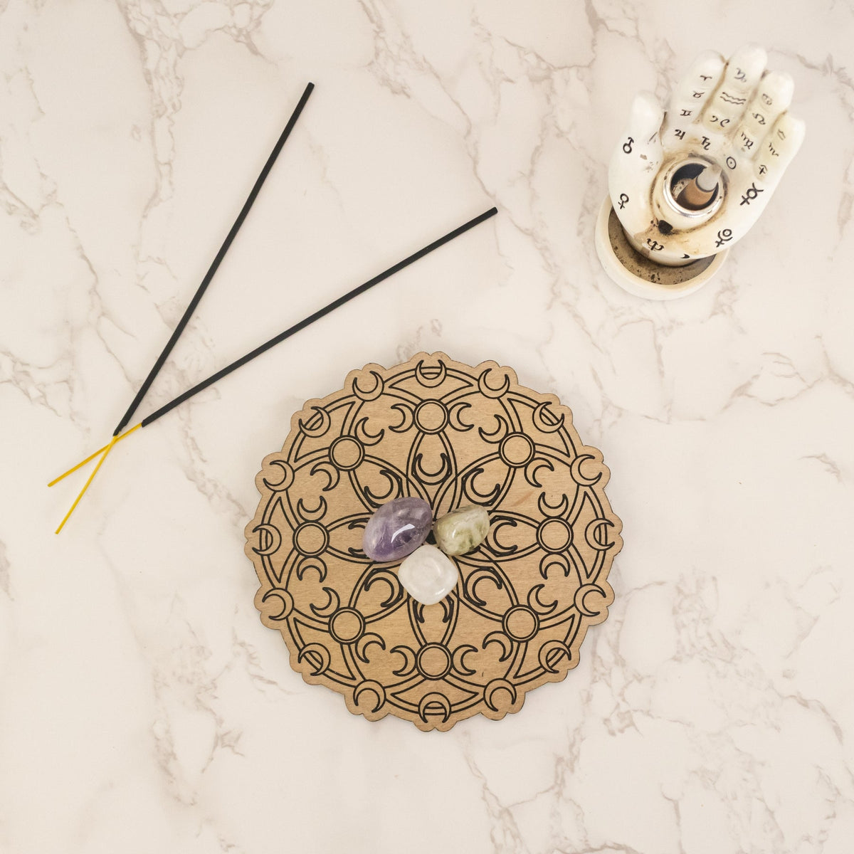 Triple Moon Crystal Grid