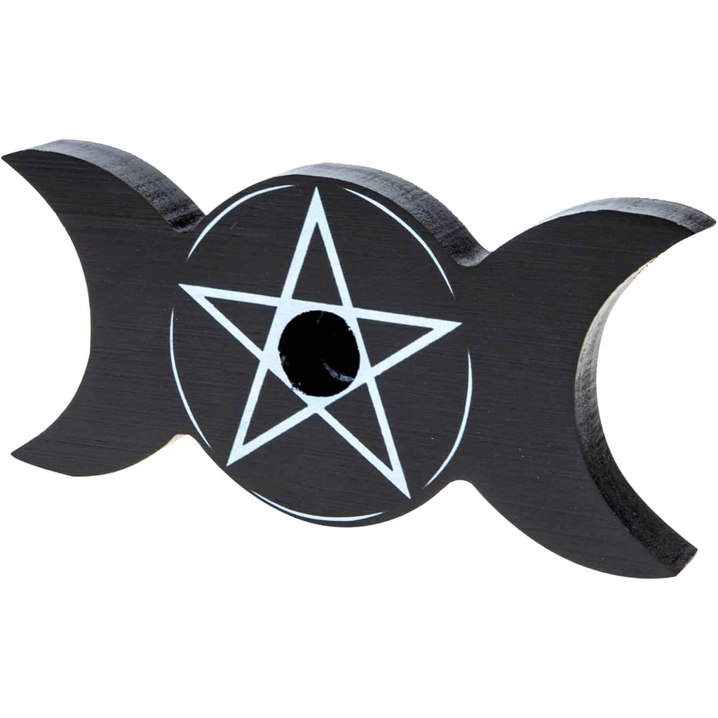 Triple Moon Spell Candle Holder
