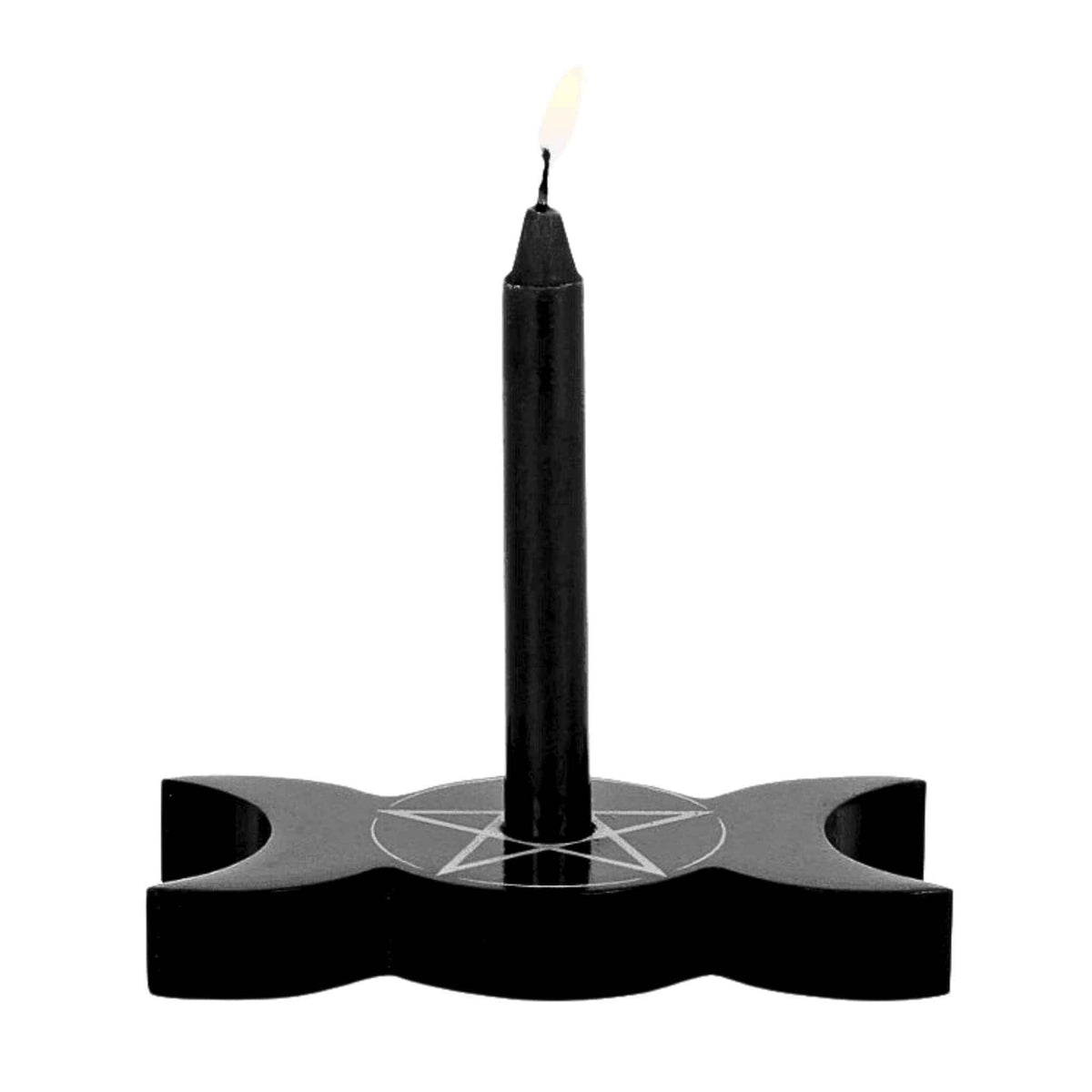 Triple Moon Spell Candle Holder