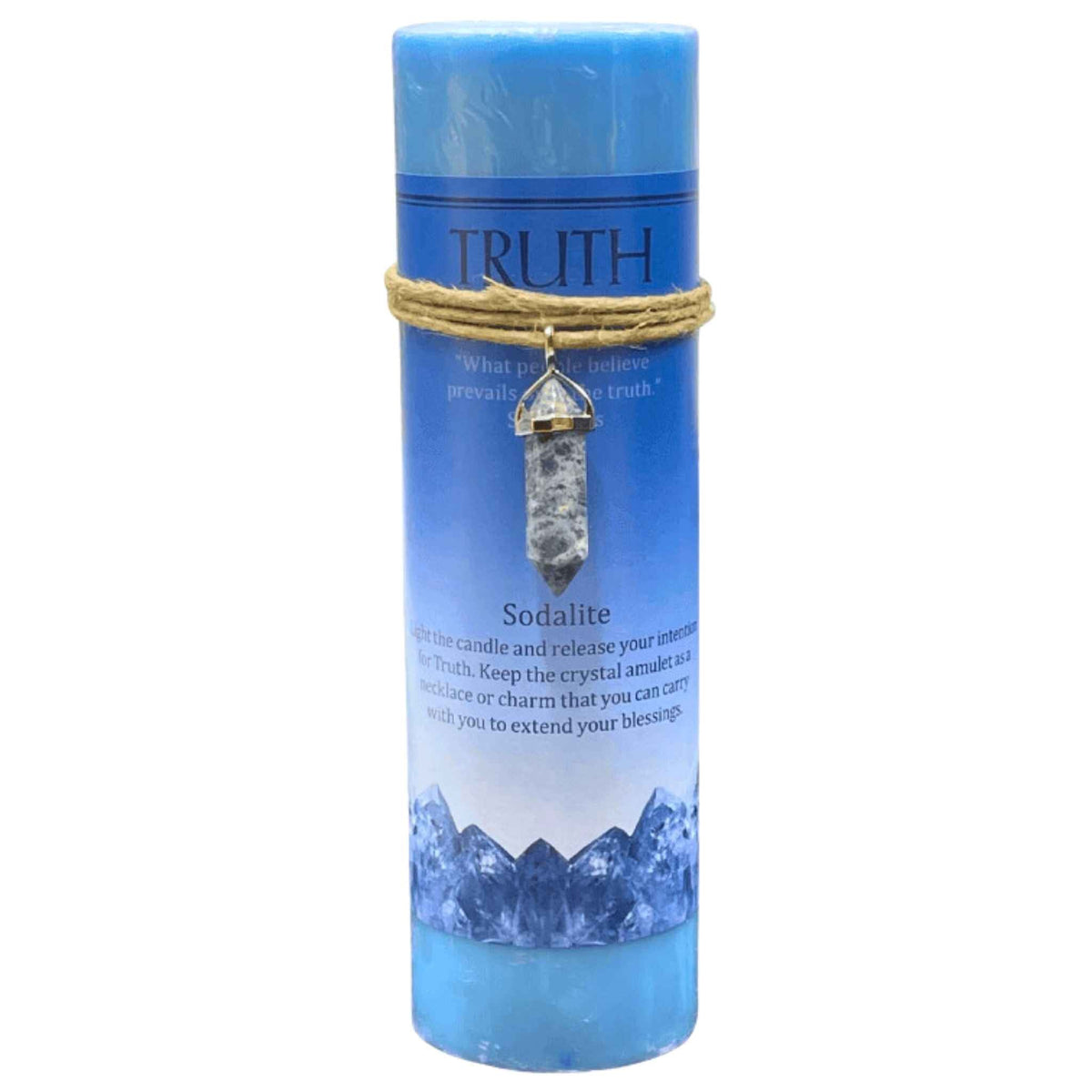 Crystal Energy Pillar Candle