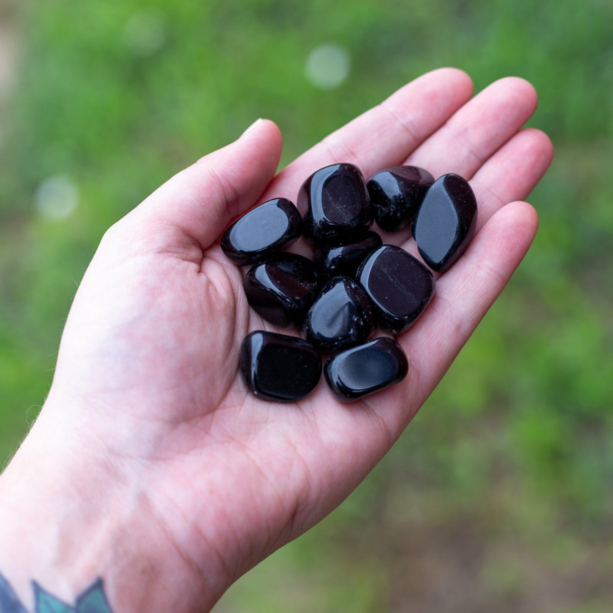 Black Obsidian Tumbled 1lb