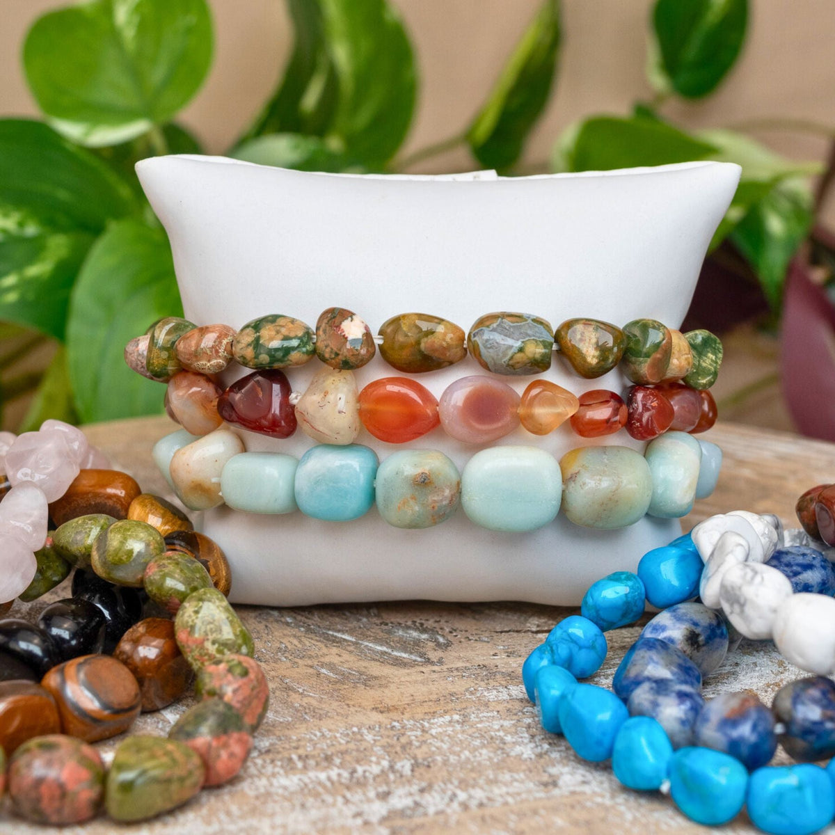 Tumbled Crystal Bracelet