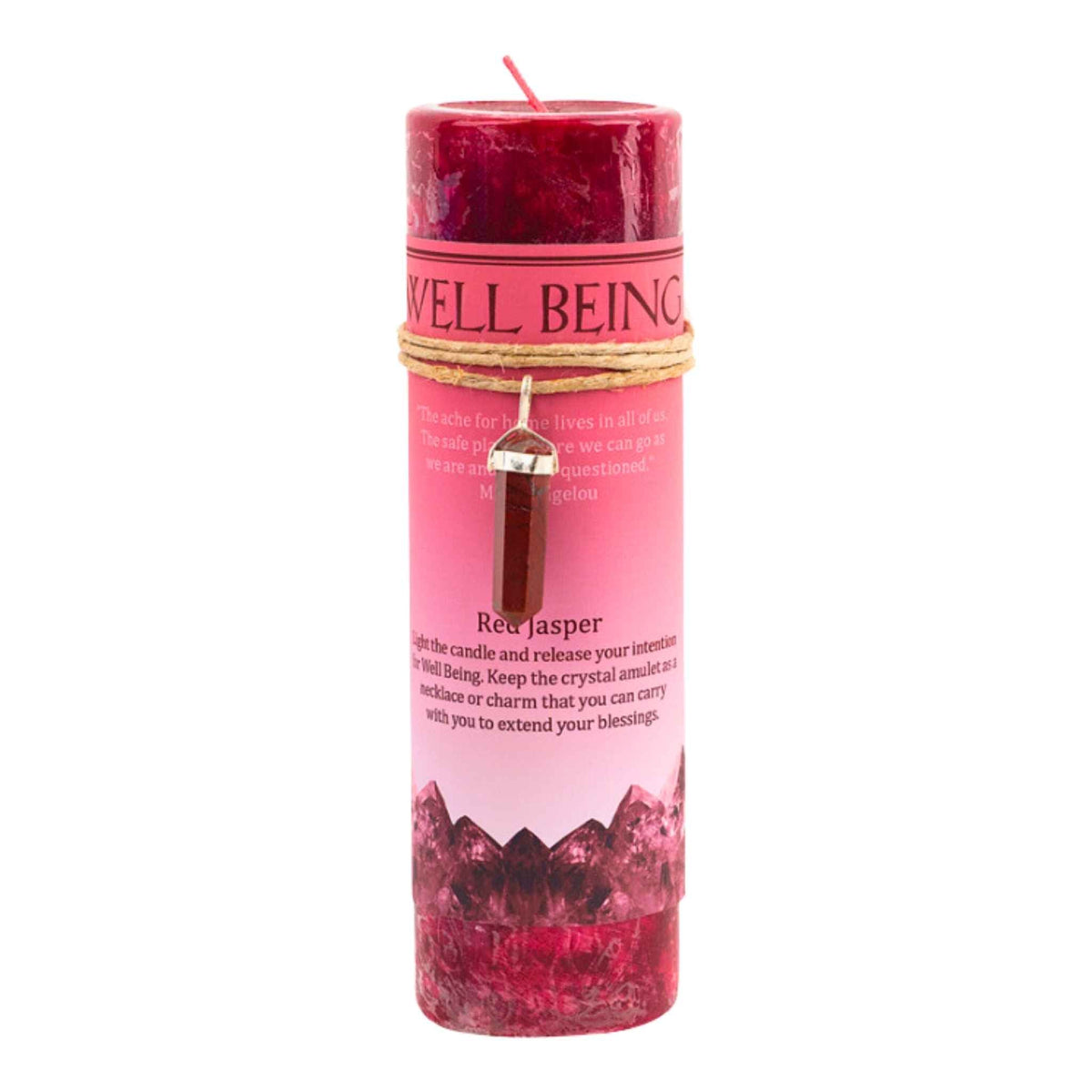 Crystal Energy Pillar Candle