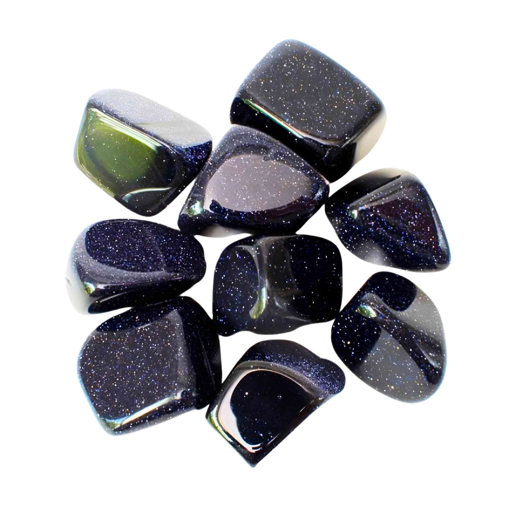 Blue Goldstone Tumbled 1lb