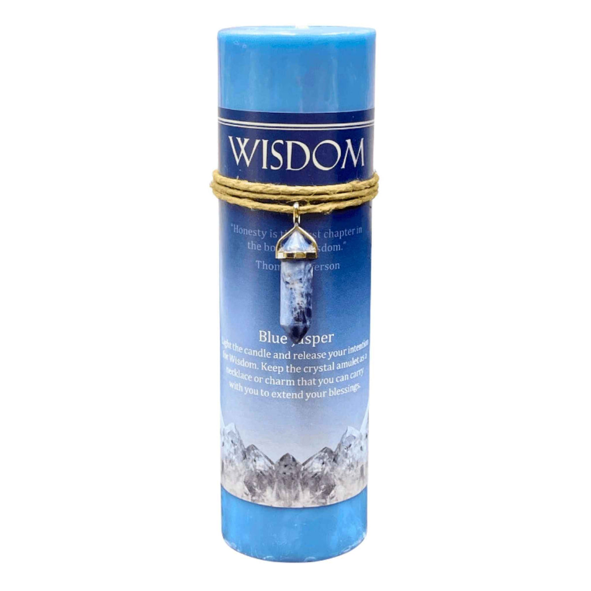 Crystal Energy Pillar Candle
