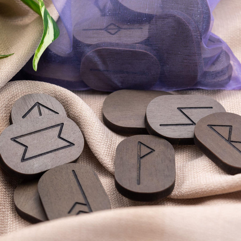 Wood Rune Tiles