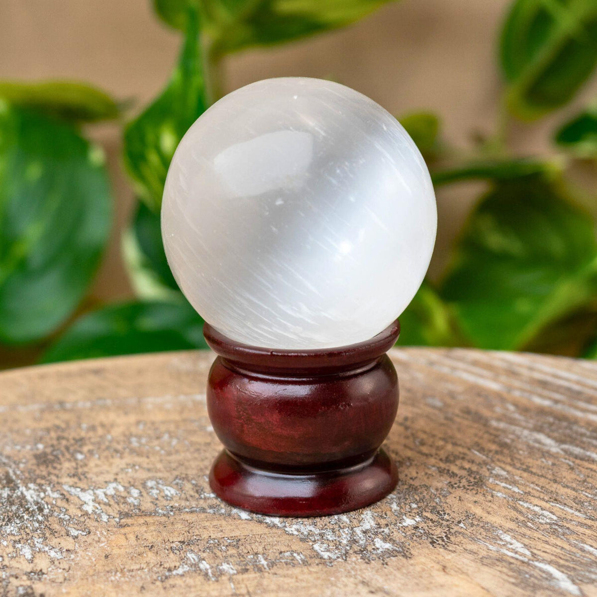 Wood Sphere Holder
