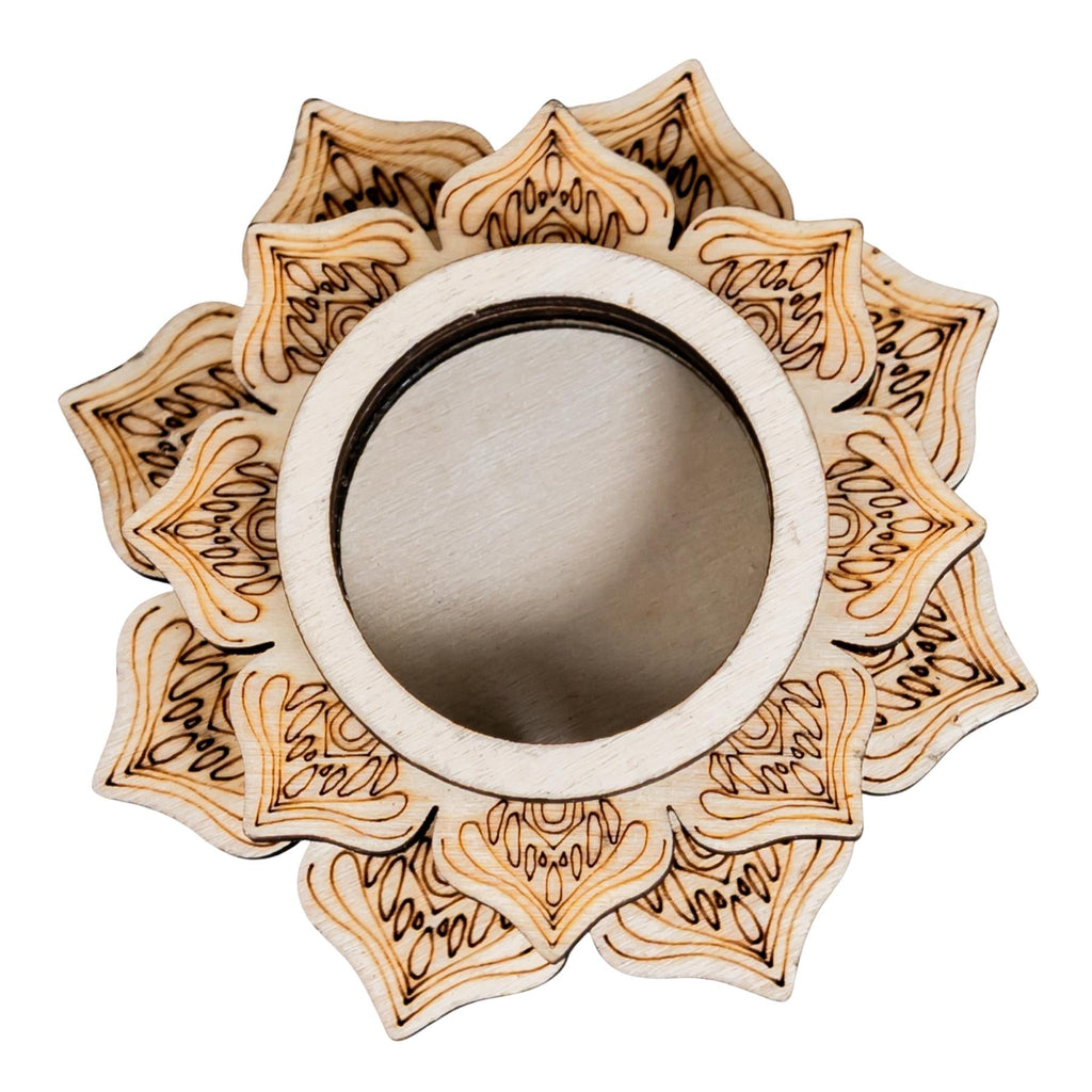 Wooden Crystal Sphere Holder
