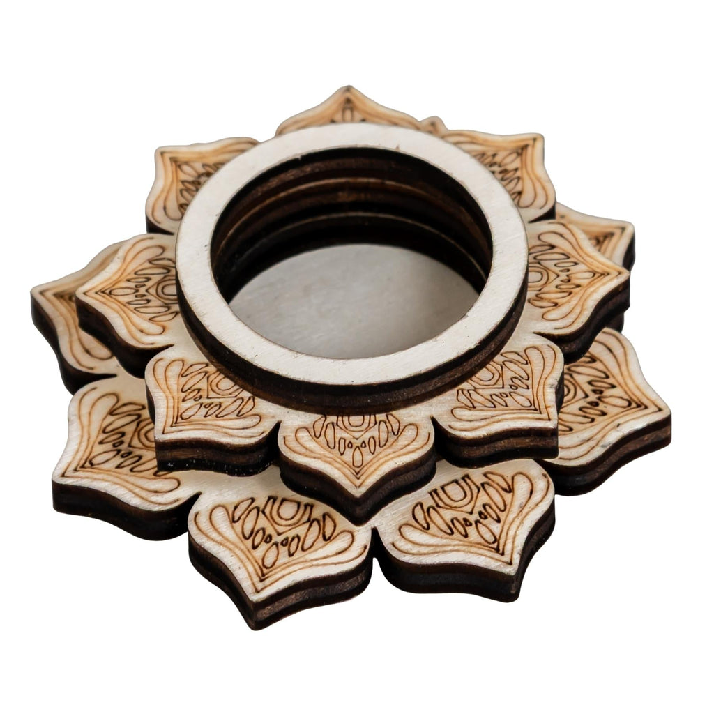 Wooden Crystal Sphere Holder