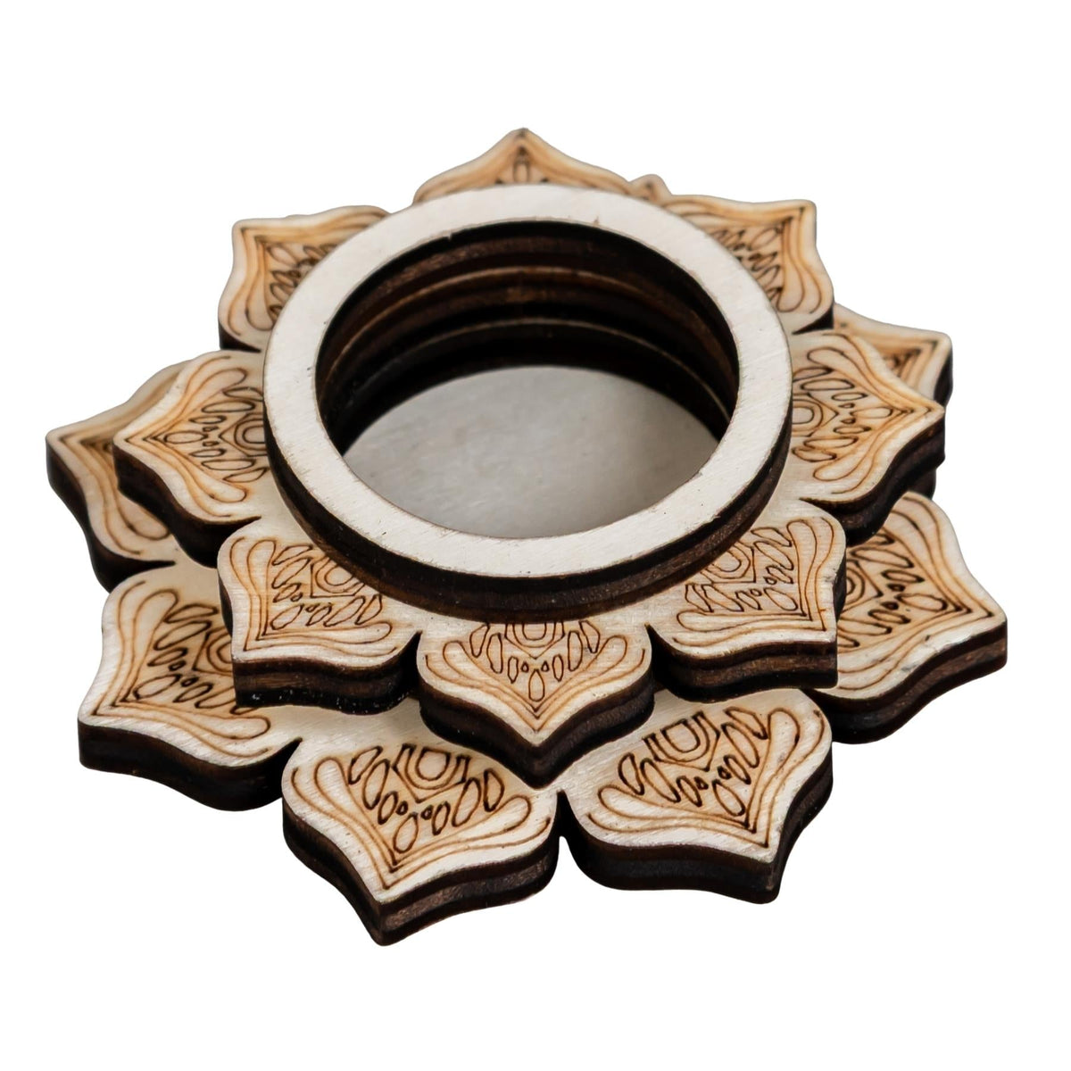 Wooden Crystal Sphere Holder
