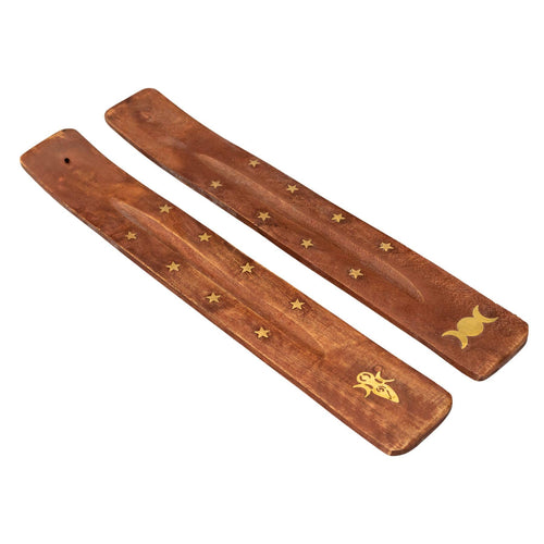 10'' Wooden Boat Incense Burner