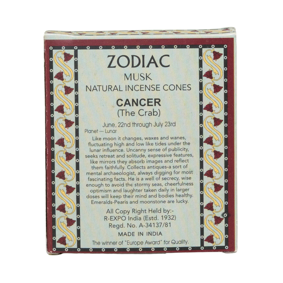 Zodiac Incense Cones