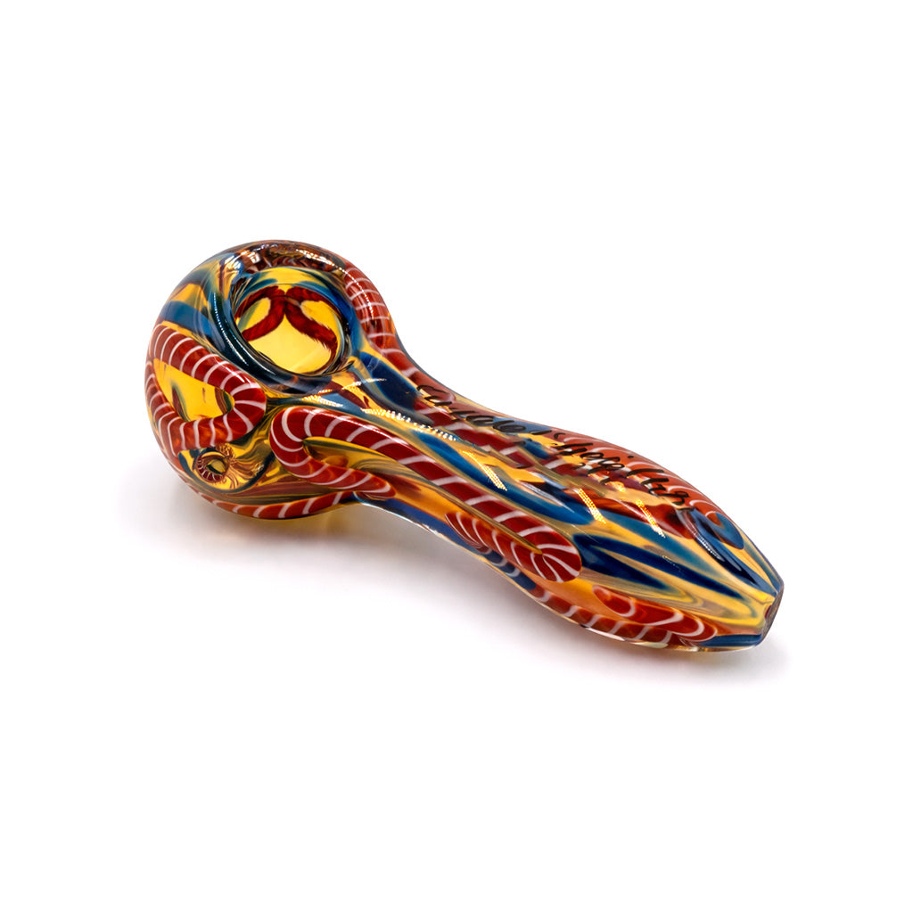 Honeybee Herb ~ INSIDE OUT LATTICINO HAND PIPE SPOON