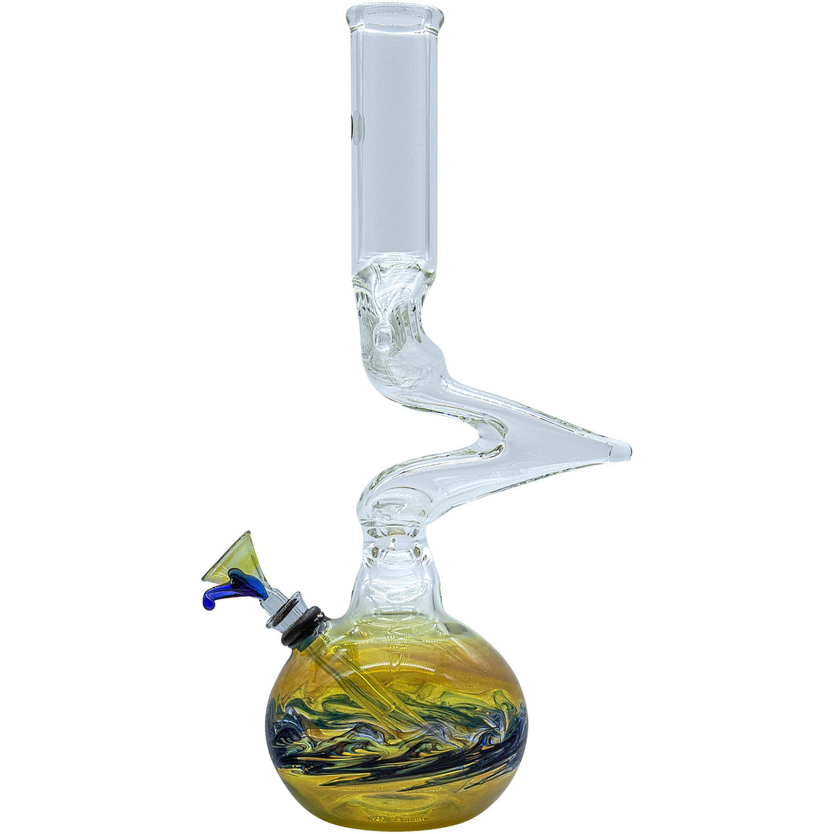 LA Pipes - "Switchback" Bubble Base Bong