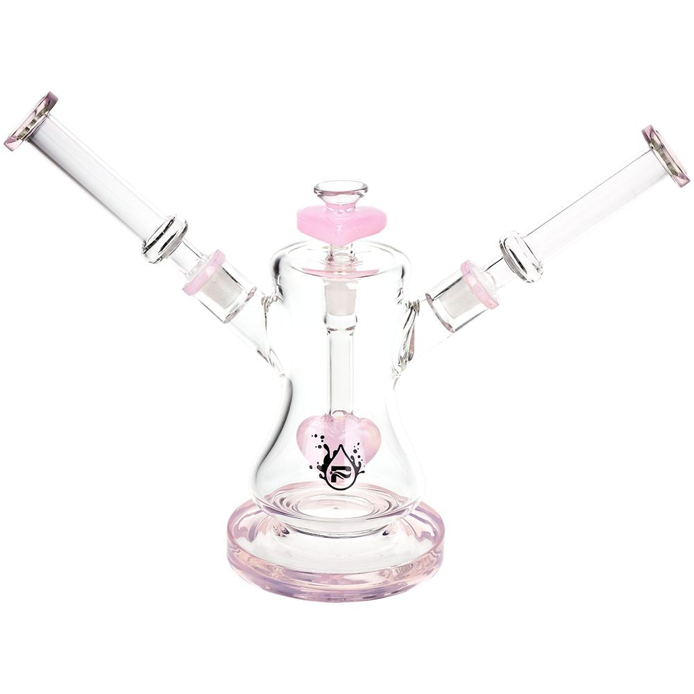 Pulsar ~ Date Night: Part 2 Dual Neck Glass Water Pipe | 8.5" | 14mm F