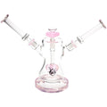 Pulsar ~ Date Night: Part 2 Dual Neck Glass Water Pipe | 8.5" | 14mm F