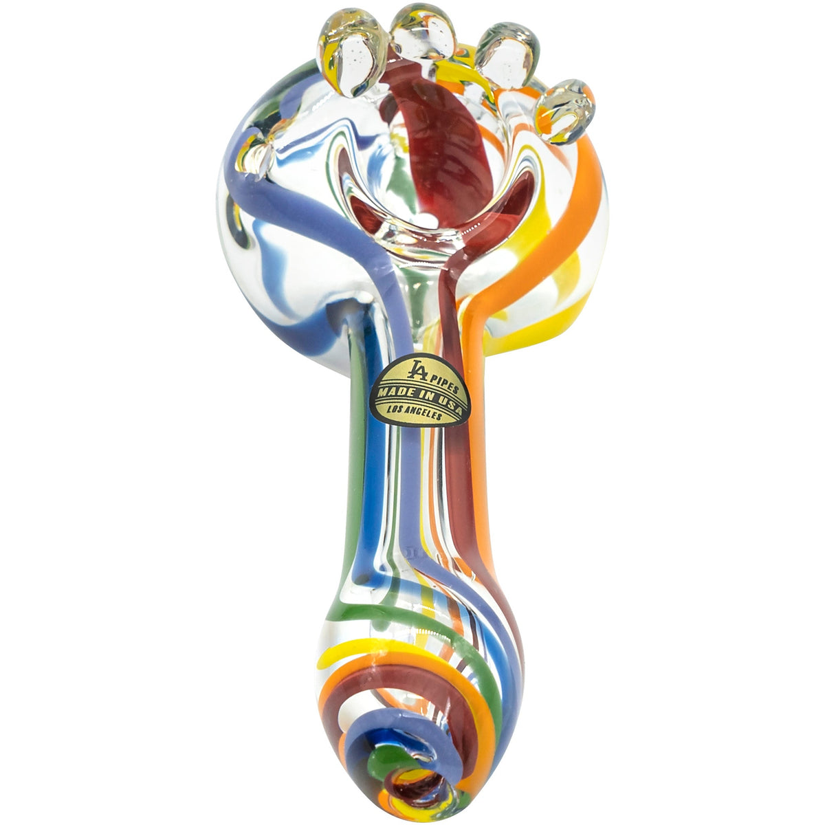 LA Pipes - Rainbow Ripper Spoon Pipe