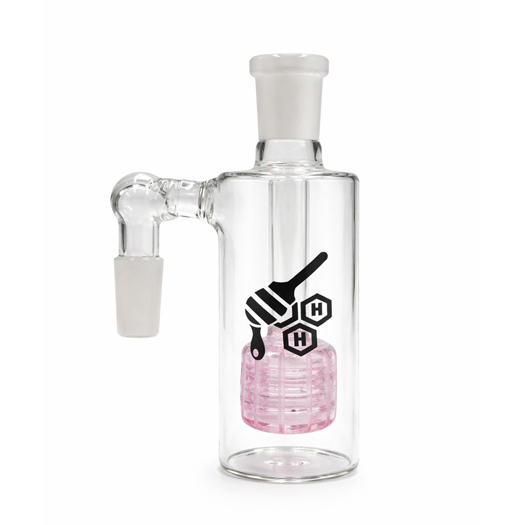 Honeybee Herb ~ MATRIX PERC GLASS CYLINDER ASH CATCHER