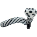LA Pipes - Bone White Sitting Sherlock Glass Pipe